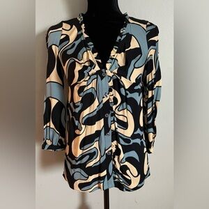 Diana Von Furstenberg Silk Top